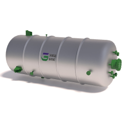 Фото цельносварной аппарат с плоскими днищем и крышкой и мешалкой Цельносварной аппарат с плоскими днищем и крышкой и мешалкой