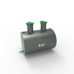 Фото емкости подземной стальной ЕП 8 м3 Емкость подземная стальная ЕП 8 кубов