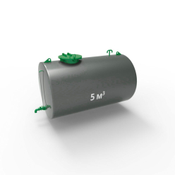 Фото резервуара (емкости) горизонтального стального РГС 5 м3 Резервуар (емкость) горизонтальный стальной РГС 5 кубов